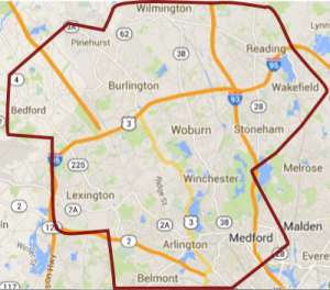 Northeast chimney sweeps territory map